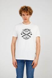 The Crow CAMPING TEE BEYAZ Erkek Tshirt - 1