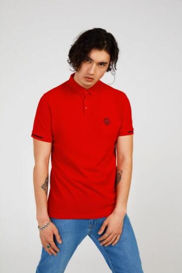 The Crow SUMMER POLO KIRMIZI Erkek Tshirt - 2