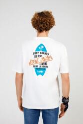 The Crow SURF HALF-RELAX TEE BEYAZ Erkek Tshirt - 4