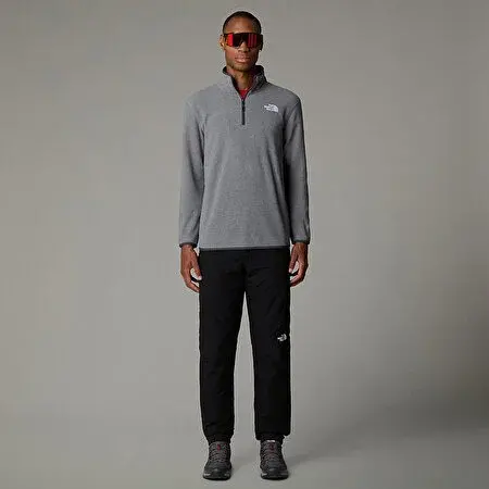 The North Face M 100 Glacier 1/4 Zip-Eu Gri Erkek Polar - 3