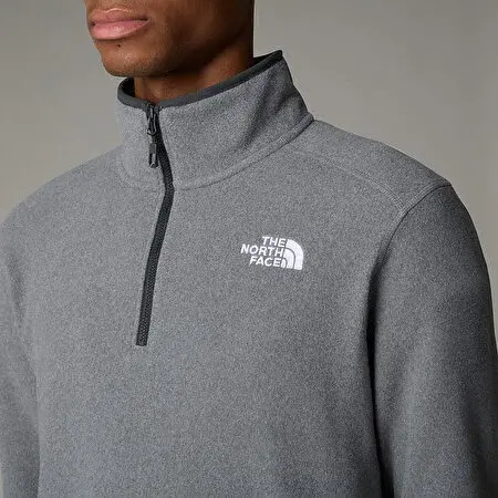 The North Face M 100 Glacier 1/4 Zip-Eu Gri Erkek Polar - 5