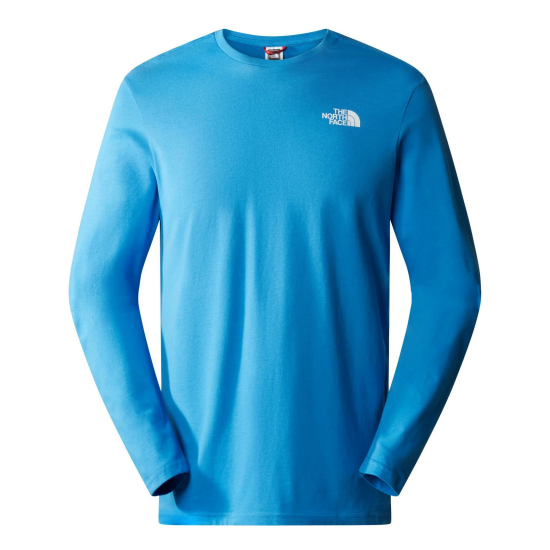 The North Face M L/S EASY TEE - EU Mavi Erkek Tshirt - 1