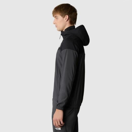 The North Face M MA WIND TRACK HOODIE Gri Erkek Sweatshirt - 3