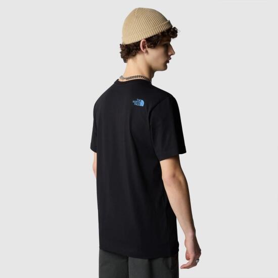 The North Face M S/S MOUNTAIN LINE TEE SİYAH Erkek Tshirt - 3