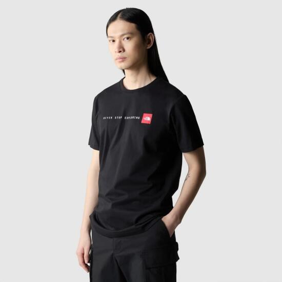 The North Face M S/S NEVER STOP EXPLORING TEE SİYAH Erkek Tshirt - 1