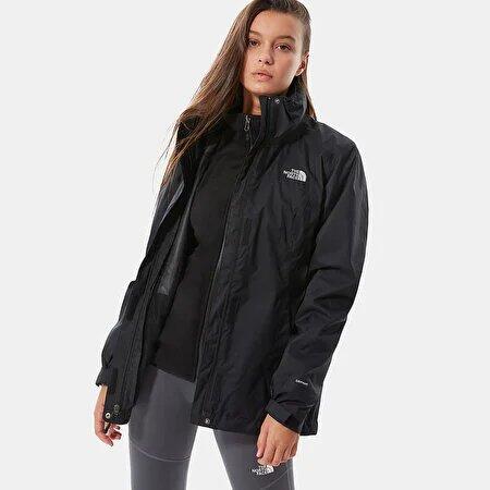 The North Face W EVOLVE II TRICLIMATE JACKET - EU SİYAH Kadın Mont - 1