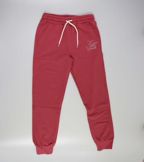 Tommy Life KIZ GARSON OVERSIZE EŞOFMAN TAKIM CROP/JOGGER Pembe Çocuk Eşofman Takımı - 1