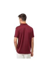 Jack Wolfskin TRAVEL POLO M Bordo Erkek Polo Tshirt - 2