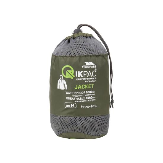 Trespass QIKPAC JACKET - UNISEX PACKAWAY JKT TP75 Haki Unisex Yağmurluk - 3