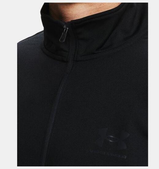 Under Armour UA PIQUE TRACK JACKET SİYAH Erkek Sweatshirt - 8