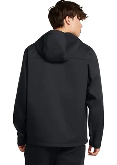 Under Armour Shield Hooded Jacket Siyah-Beyaz Erkek Mont - 2