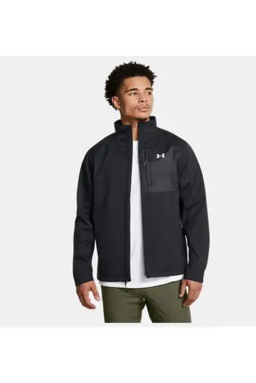 Under Armour Shield Jacket Siyah-Beyaz Erkek Mont - 1