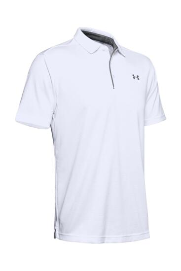 Under Armour Tech Polo BEYAZ Erkek Polo Tshirt 1290140-100 - 1