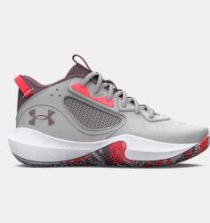 Under Armour UA GS Lockdown 6 Gri Çocuk Basketbol Ayakkabısı - 1