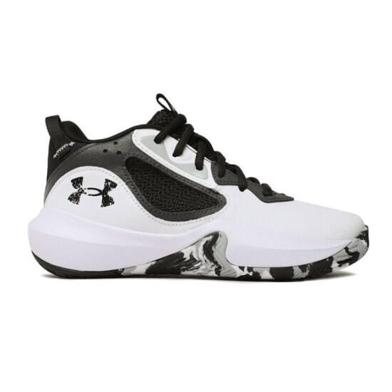 Under Armour UA GS Lockdown 6 Gri Çocuk Basketbol Ayakkabısı - 1