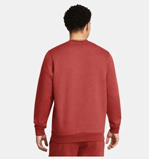 Under Armour UA Icon Fleece Crew Bordo Erkek Sweatshirt - 2