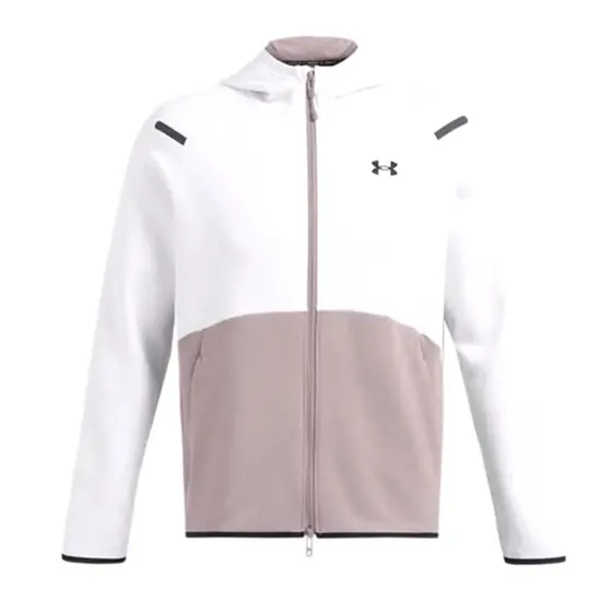 Under Armour UA Unstoppable Flc FZ HD EU Gri Erkek Sweatshirt - 5