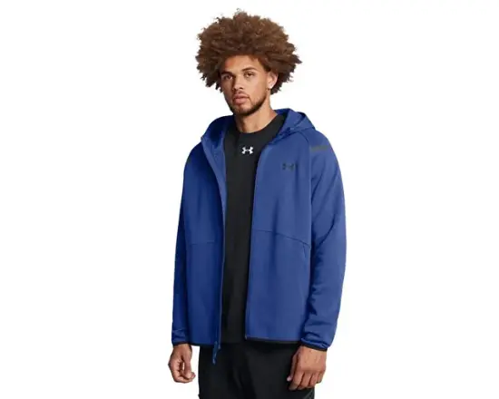 Under Armour UA Unstoppable Flc FZ HD EU Mavi Erkek Sweatshirt - 1