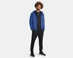 Under Armour UA Unstoppable Flc FZ HD EU Mavi Erkek Sweatshirt - 3