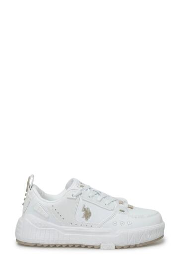 U.S. Polo Assn. 4M DANCE WMN 4FX BEYAZ Kadın Sneaker Ayakkabı - 1