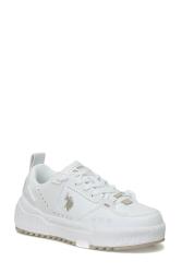 U.S. Polo Assn. 4M DANCE WMN 4FX BEYAZ Kadın Sneaker Ayakkabı - 2