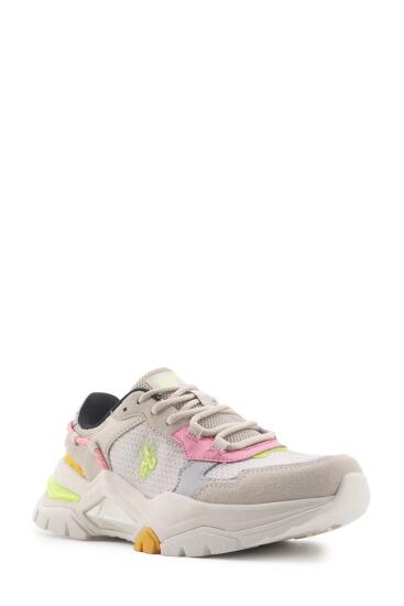 U.S. Polo Assn. 4M VINCENT WMN 4FX Bej Kadın Sneaker Ayakkabı - 2