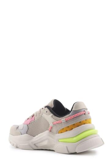 U.S. Polo Assn. 4M VINCENT WMN 4FX Bej Kadın Sneaker Ayakkabı - 3