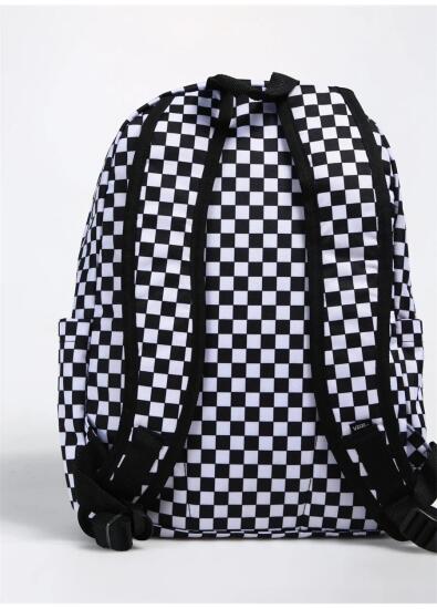 Vans OLD SKOOL CHECK BACKPACK SİYAH Unisex Sırt Çantası - 3